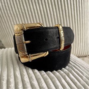 Vintage suede belt